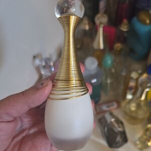 Jadore Elegant Gold and Cream Decorative Bottle - Home Accents